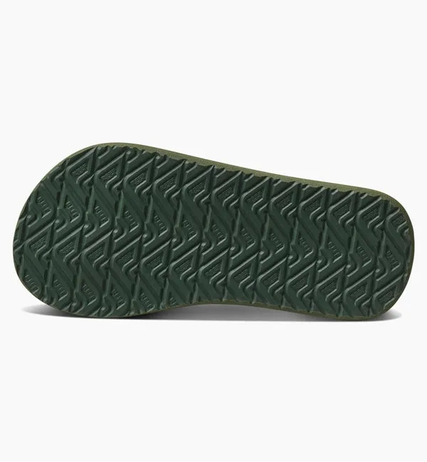 Reef Little Ahi Sliders  - Tan/Olive