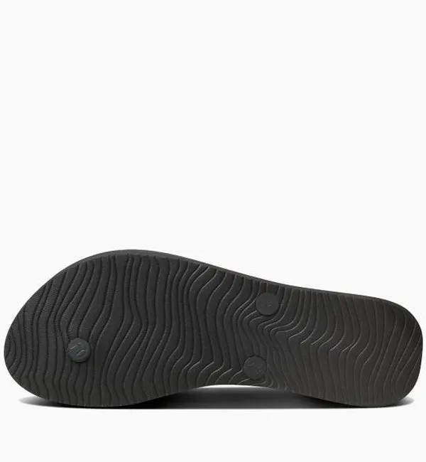 Reef Womens Cushion Bounce Stargazer Flip Flops  - Black