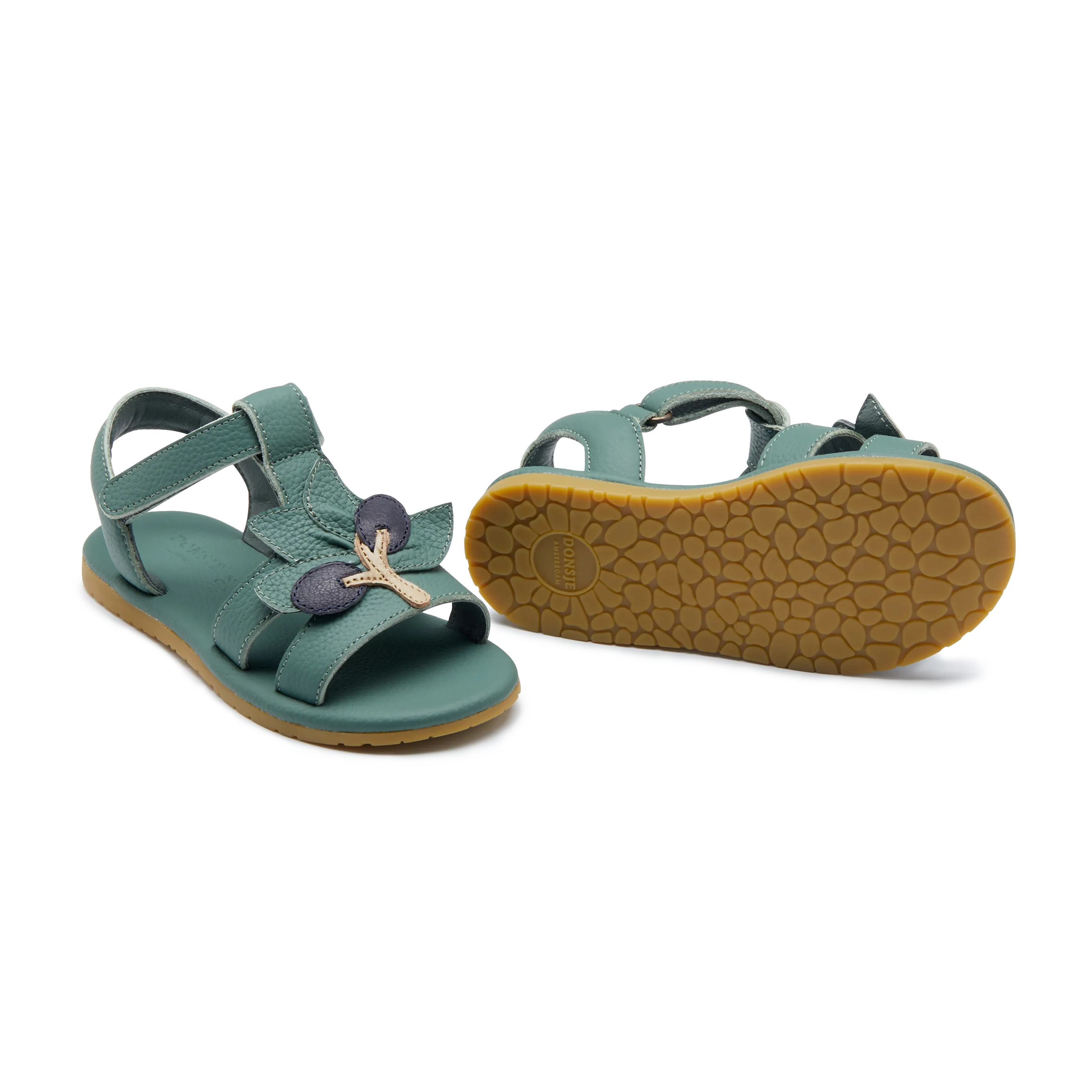 Reemy Sandals | Olives | Jade Leather