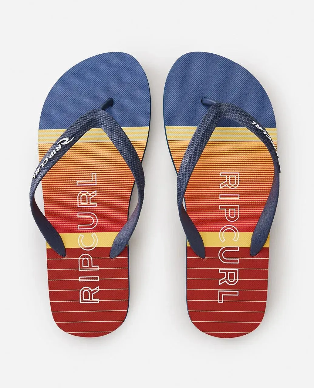 Rip Curl Breakers Bloom Mens Flip Flops Terracotta