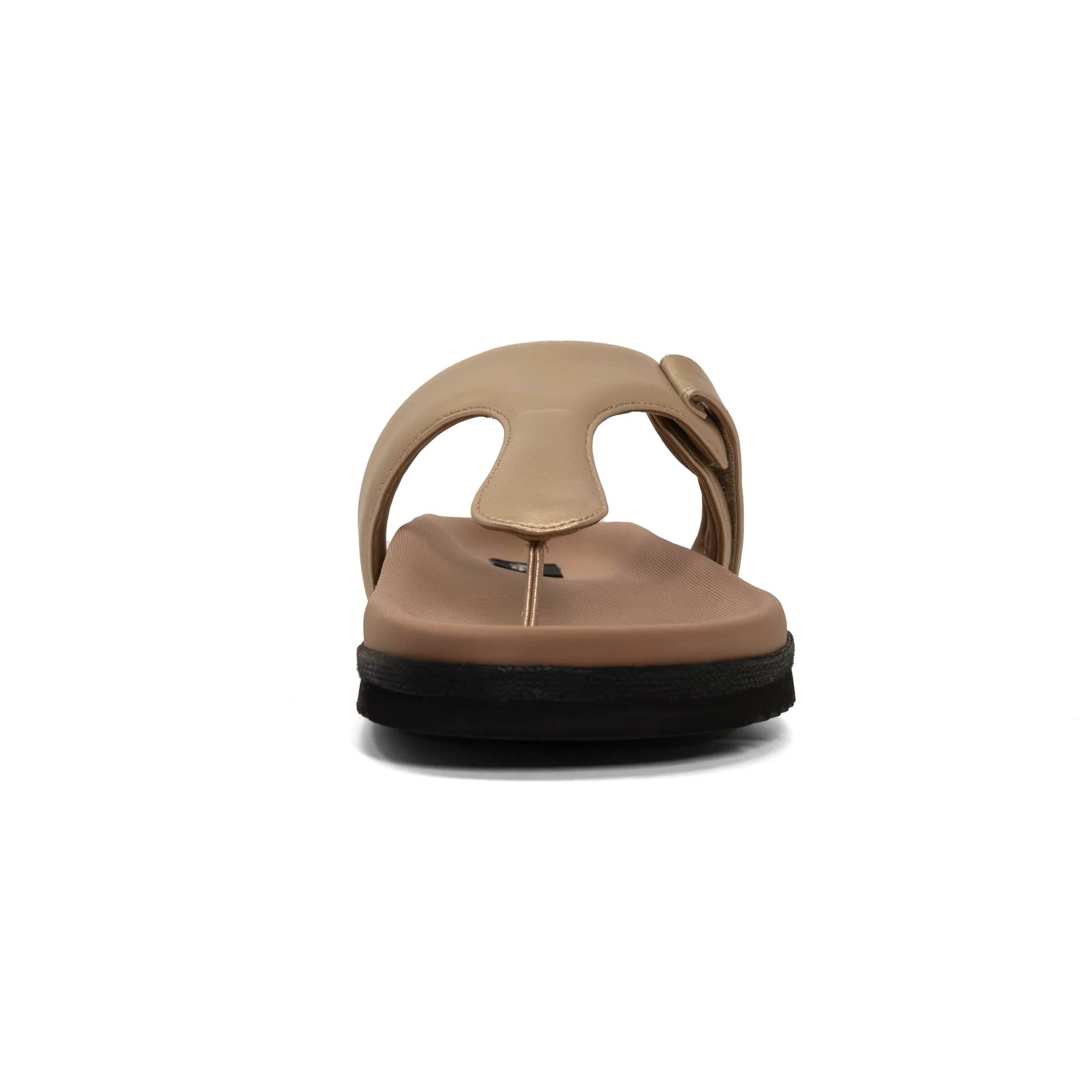 ROAM THE T SANDAL GOLD VEGAN LEATHER