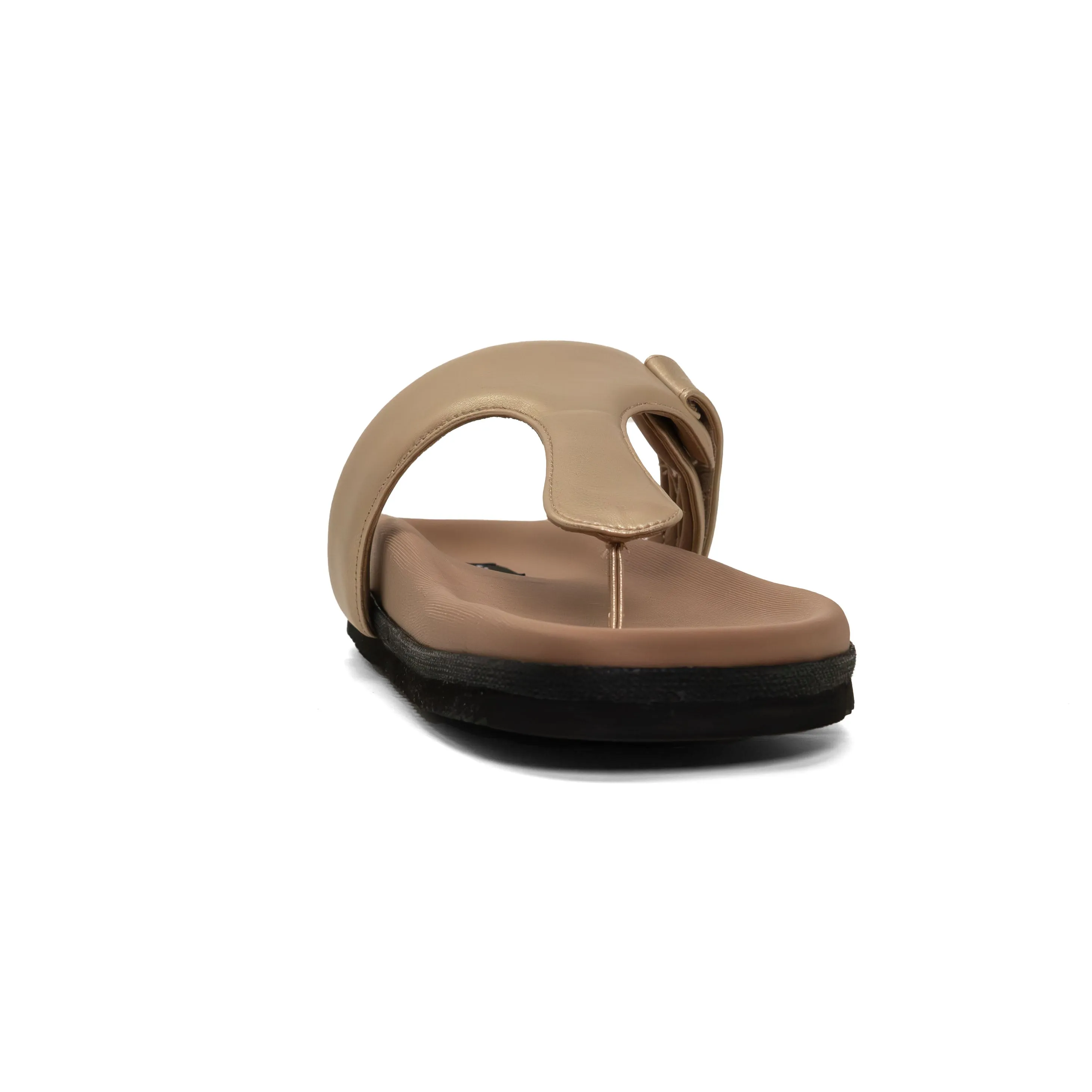 ROAM THE T SANDAL GOLD VEGAN LEATHER