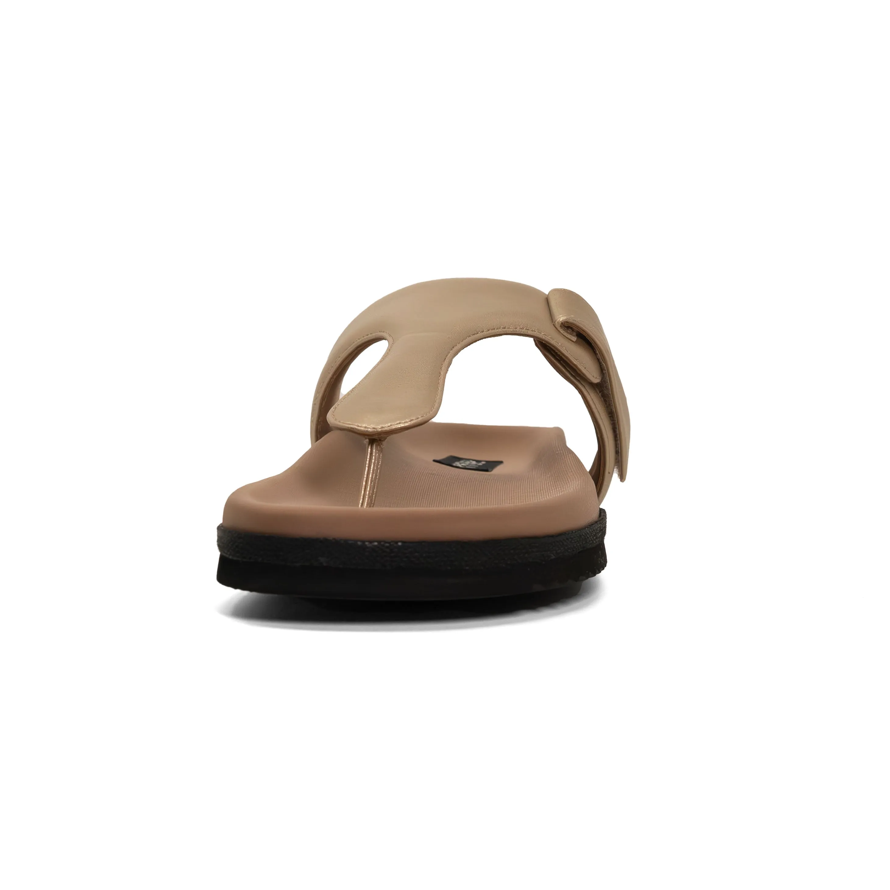 ROAM THE T SANDAL GOLD VEGAN LEATHER