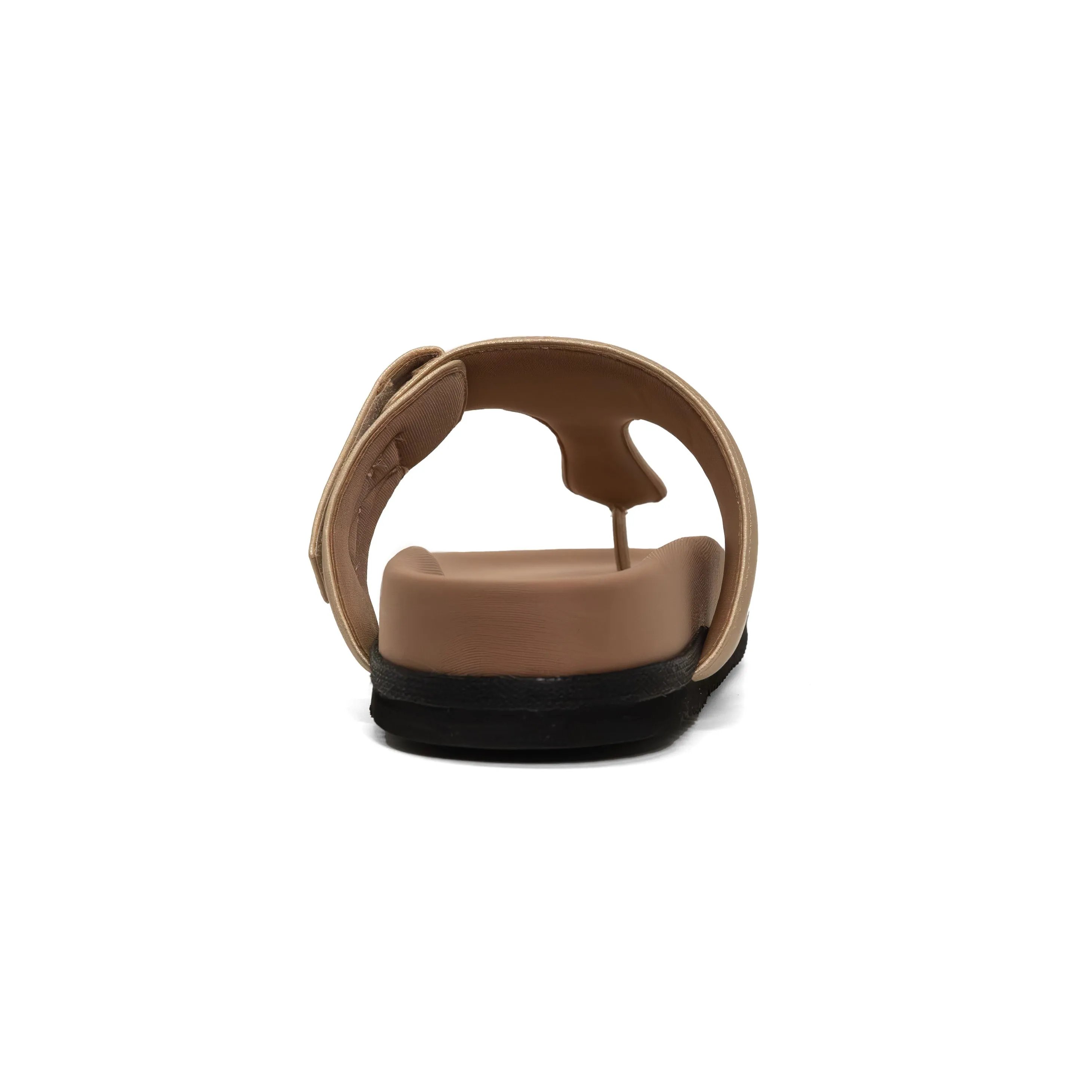 ROAM THE T SANDAL GOLD VEGAN LEATHER