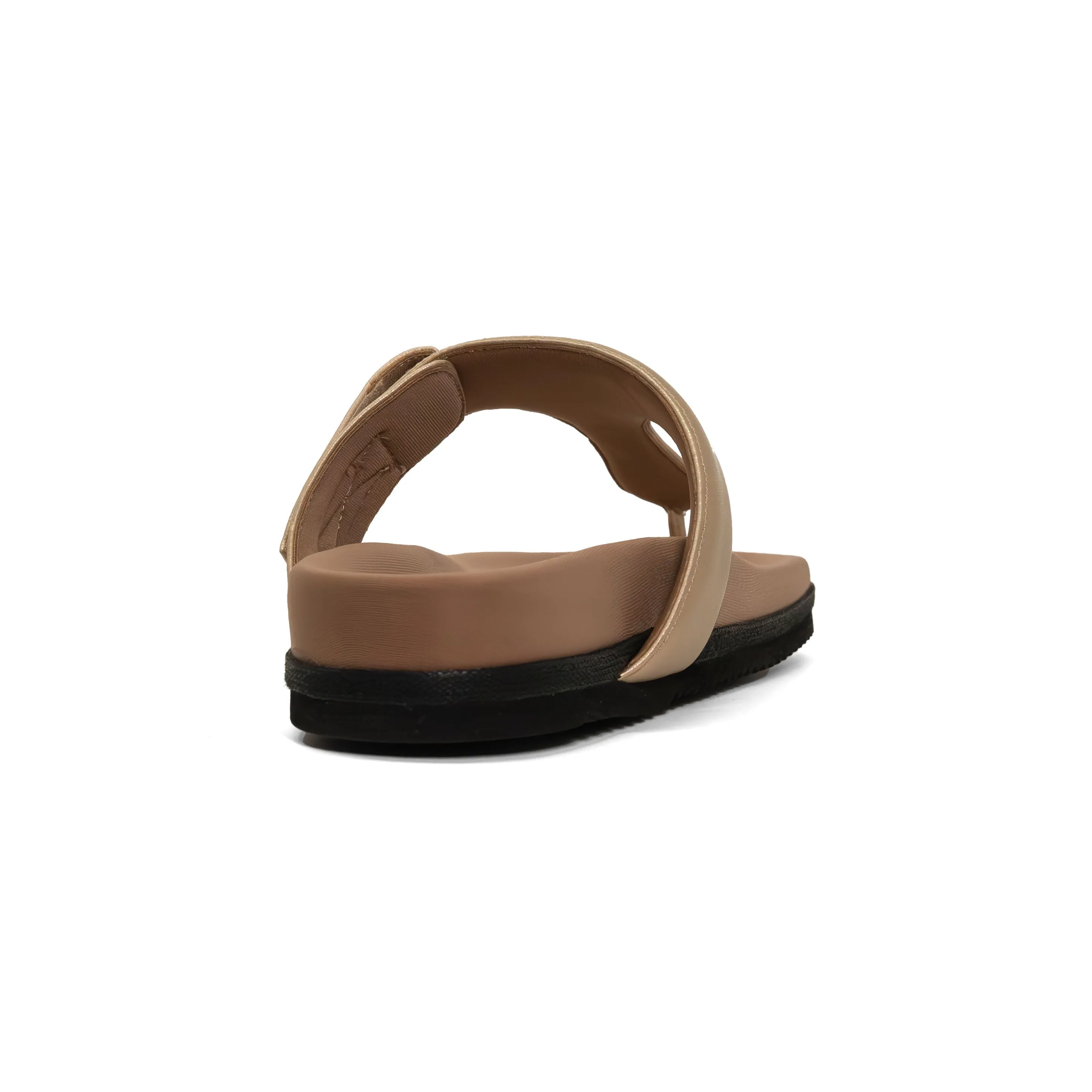 ROAM THE T SANDAL GOLD VEGAN LEATHER
