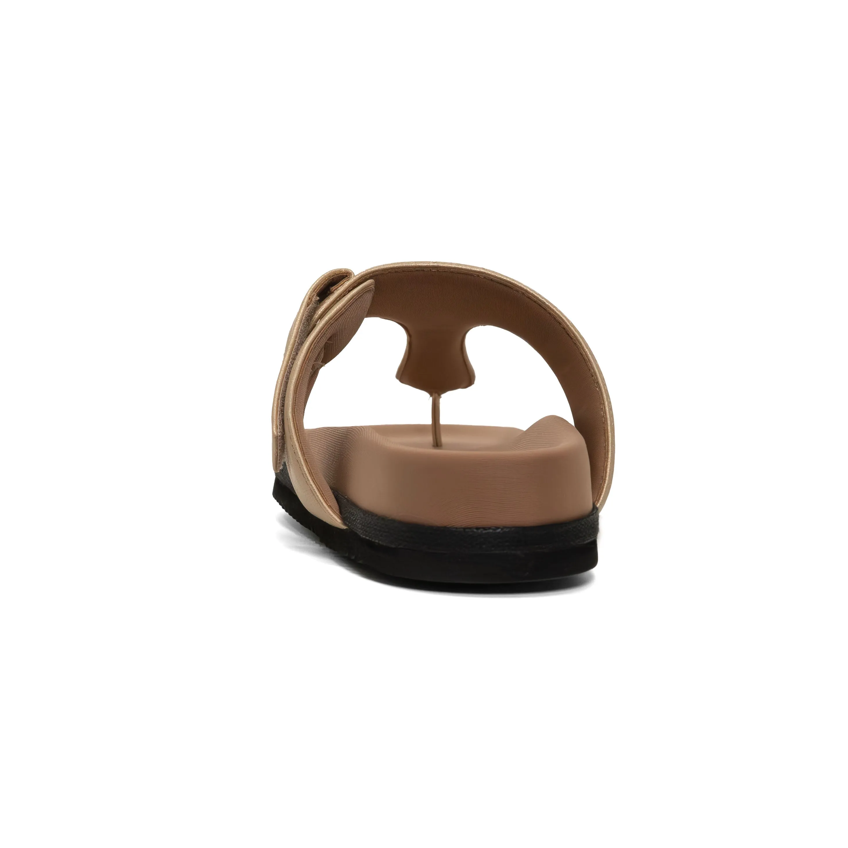 ROAM THE T SANDAL GOLD VEGAN LEATHER