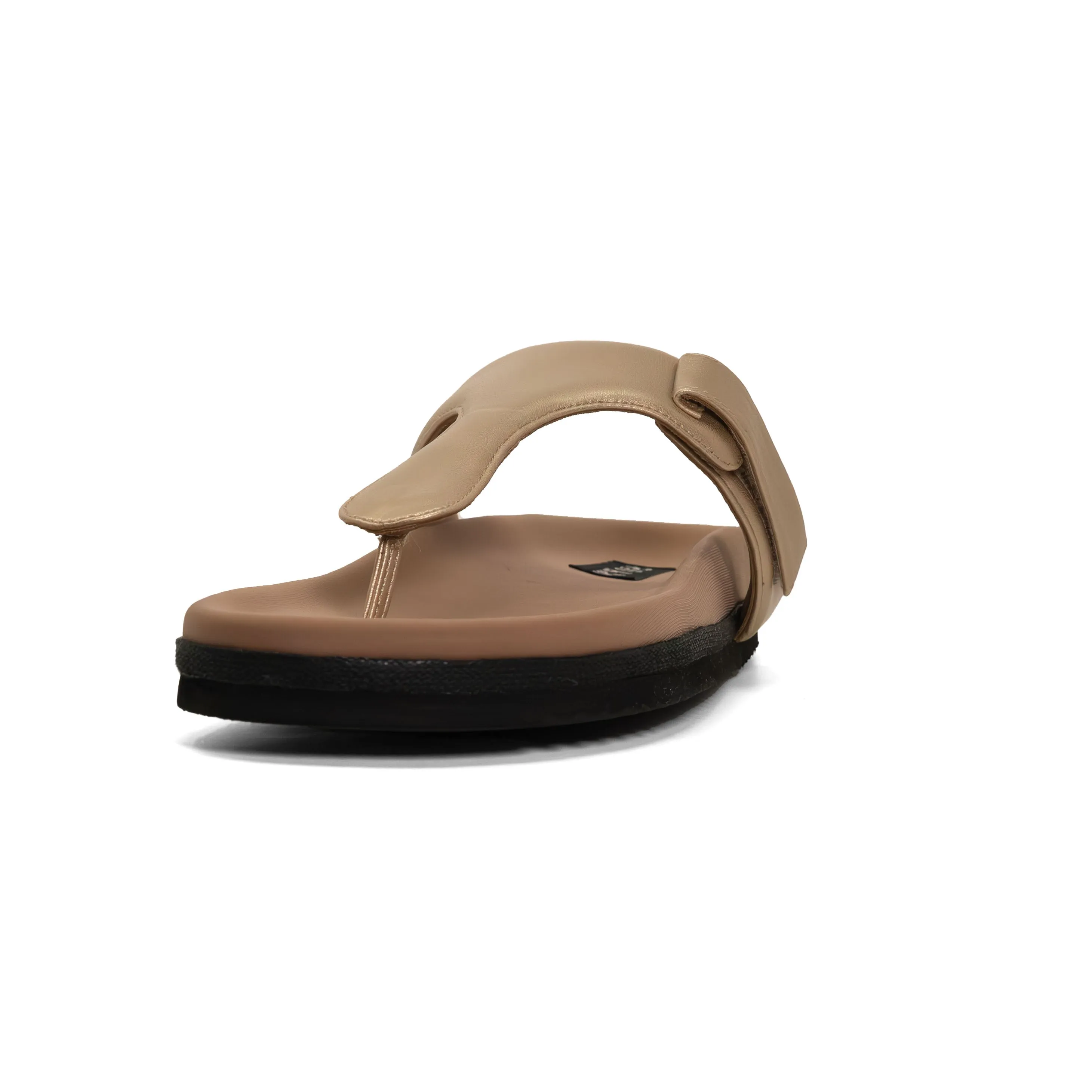 ROAM THE T SANDAL GOLD VEGAN LEATHER
