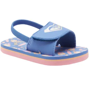 Roxy Teenie Finn Toddler Sandals - Crazy Pink/Blue Radiance