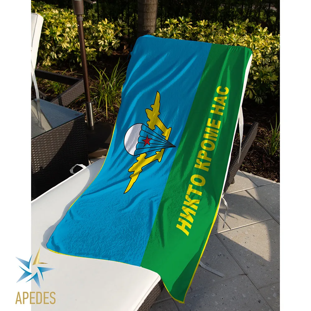 Russia VDV Nikto Krome Nas Beach & Bath Towel Rectangle 30″ × 60″