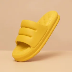 RXFSP Mute EVA Sofa Slides Women Thick Sole Soft Indoor Slippers