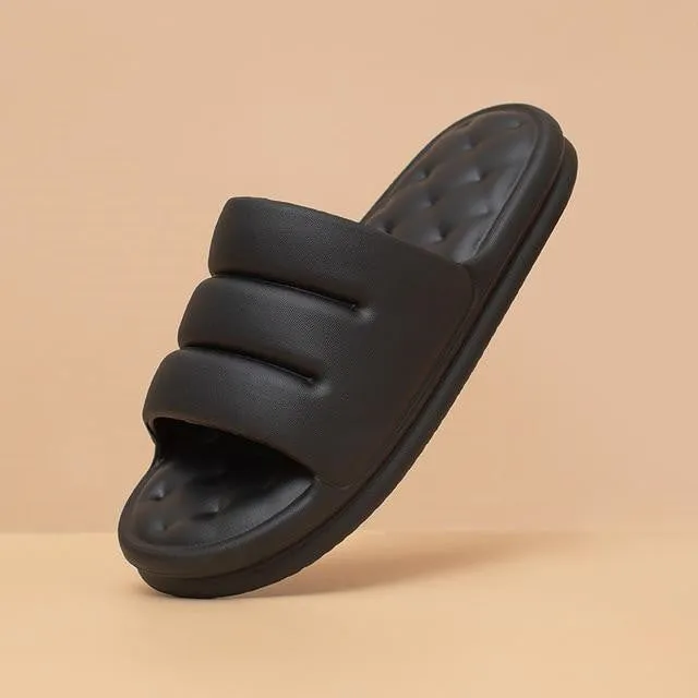 RXFSP Mute EVA Sofa Slides Women Thick Sole Soft Indoor Slippers