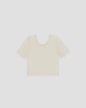 Rylee & Cru - Scallop Tee - Natural