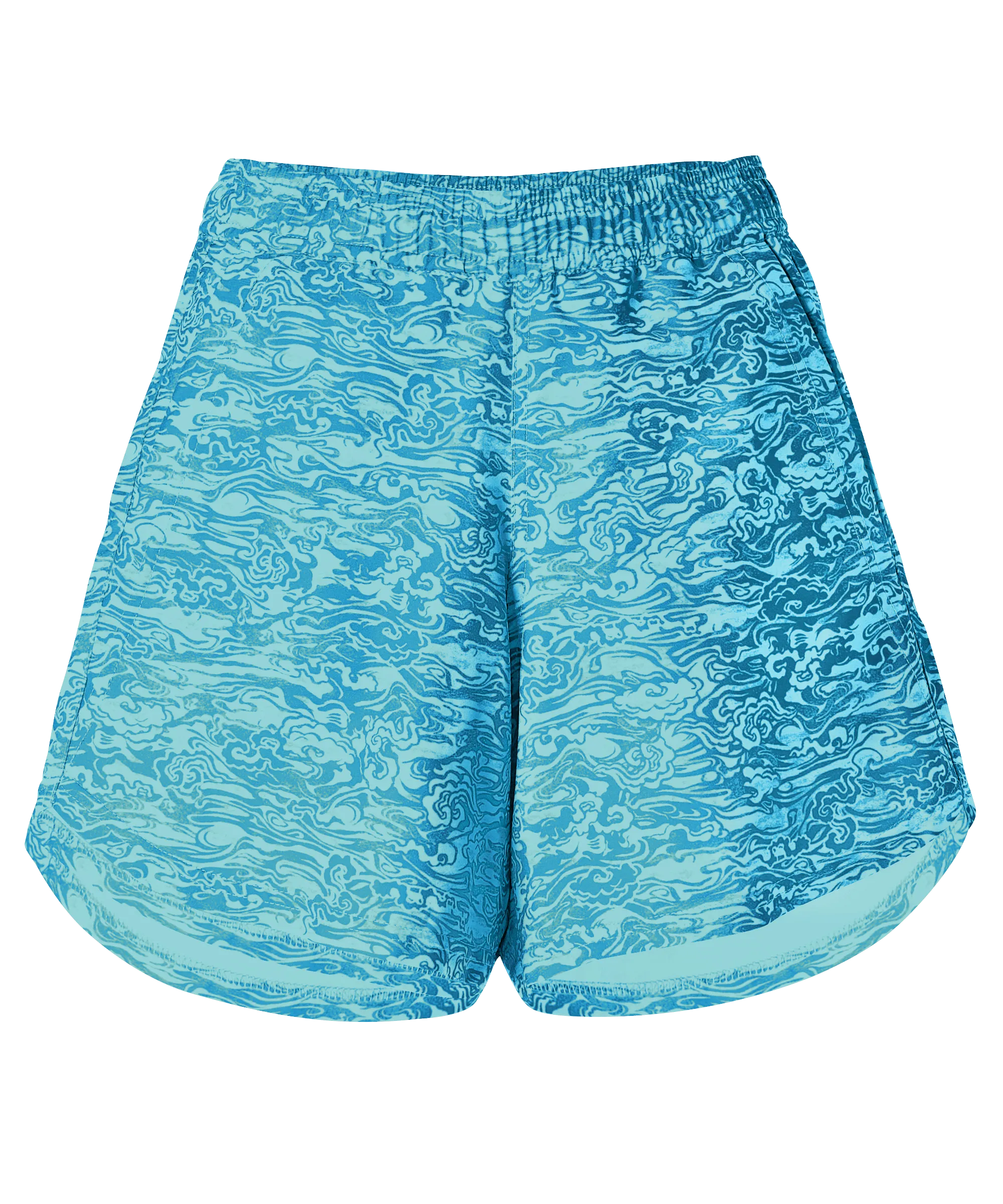 Sajilo Pull-On Shorts - Azule Cloud