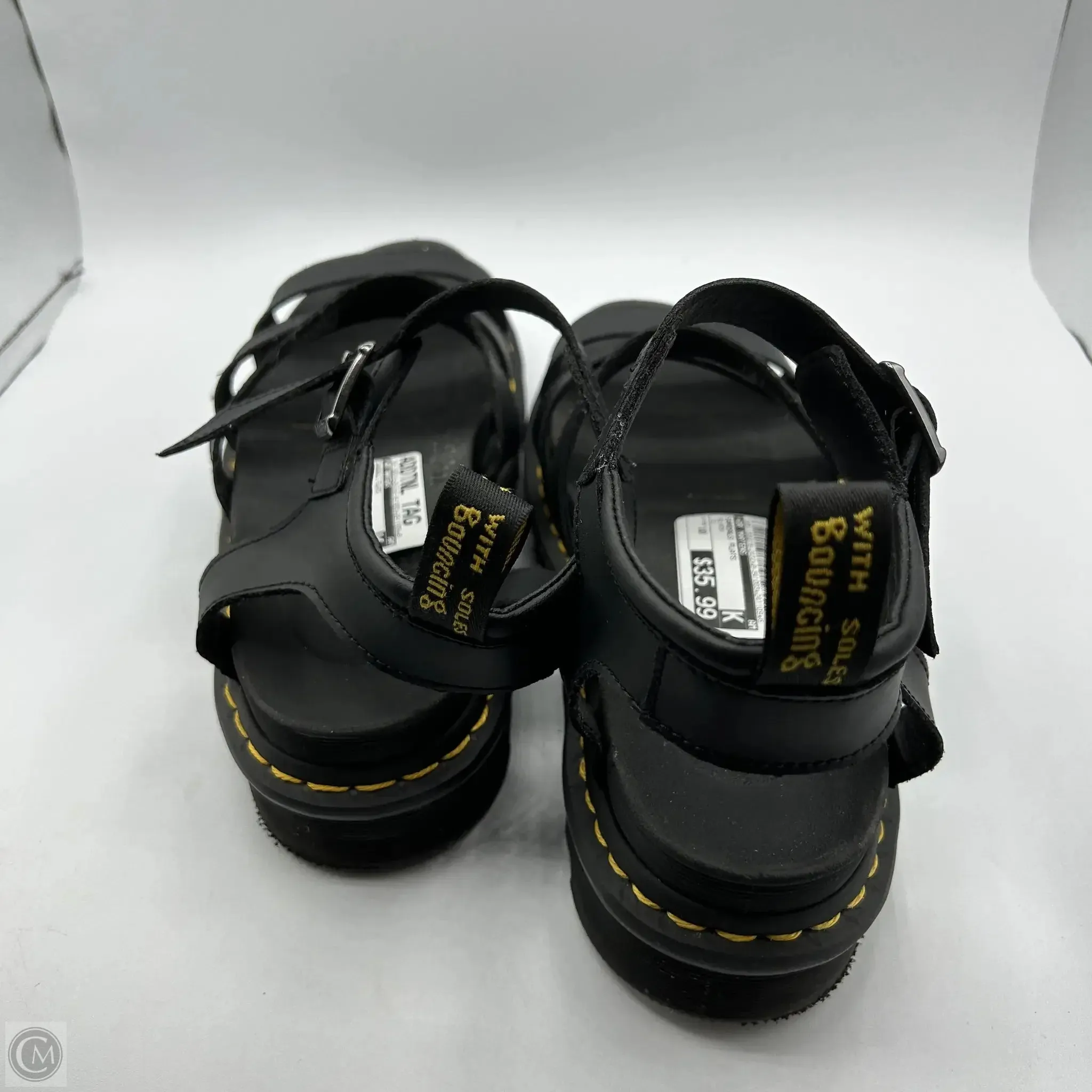 Sandals Flats By Dr Martens In Black, Size: 10