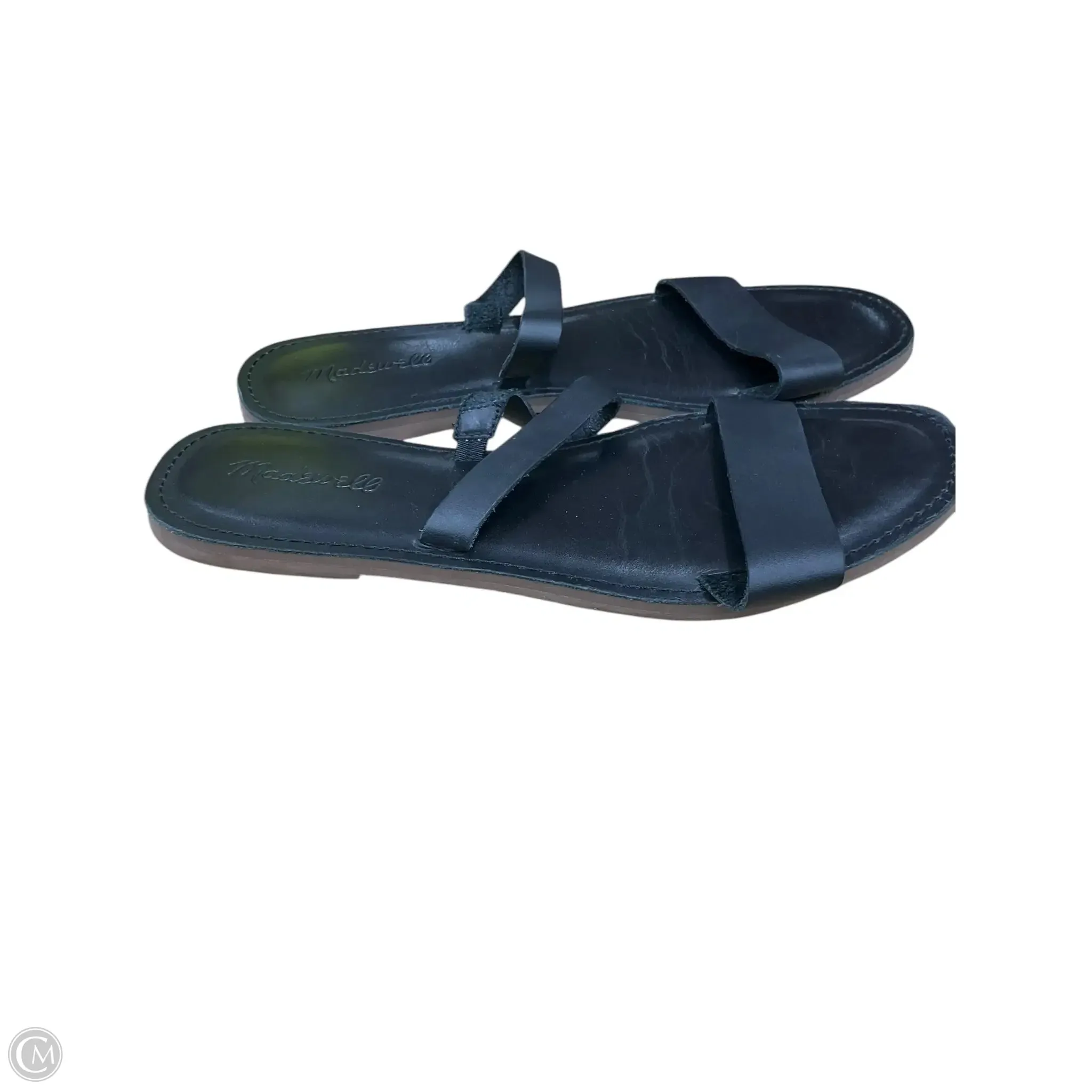 Sandals Flats By Madewell In Black, Size: 9.5