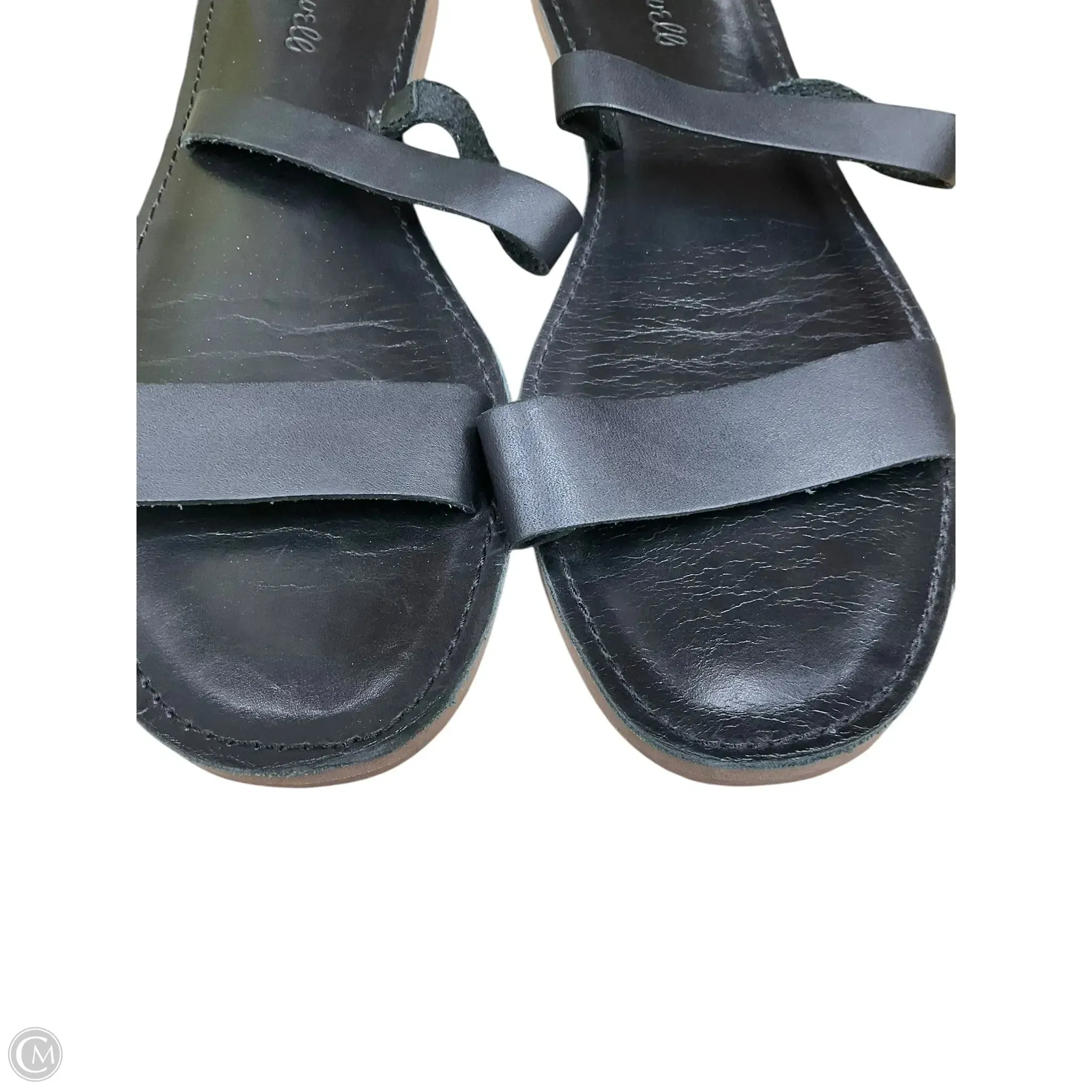 Sandals Flats By Madewell In Black, Size: 9.5