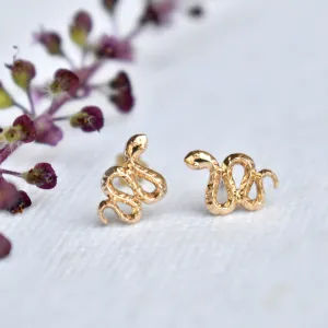 Scaled Snake Earrings