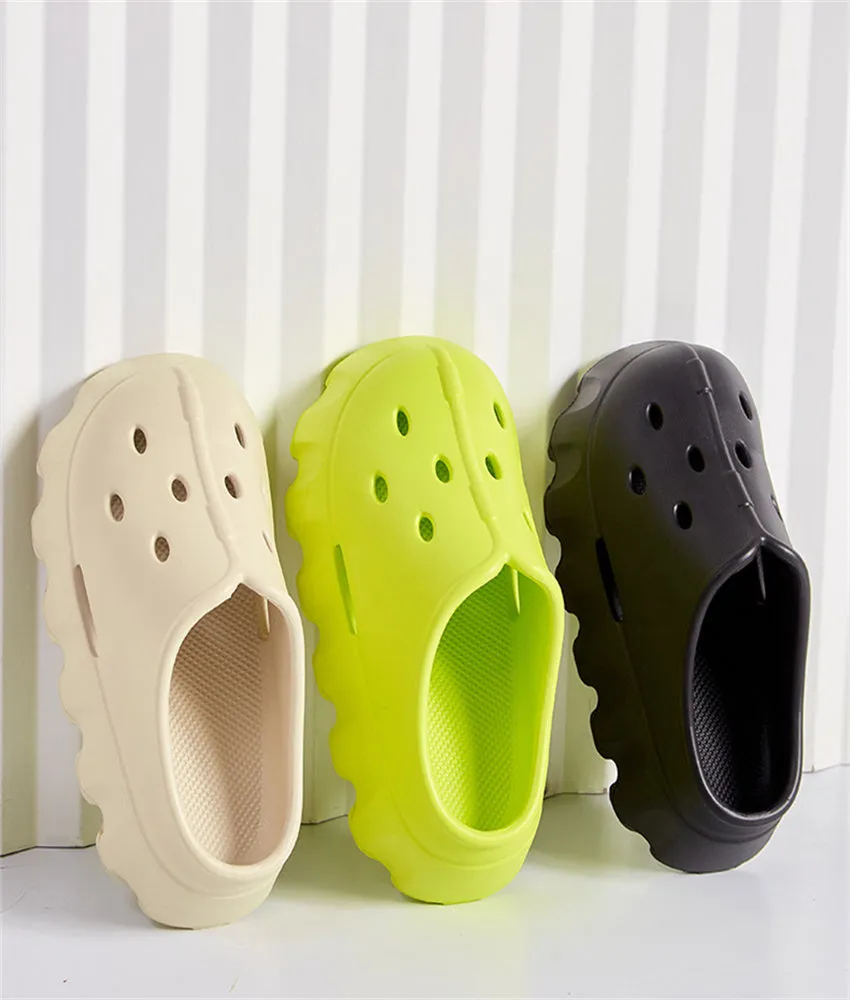 Slippers Platform Clogs Garden Shoes Outdoor Beach Sandals Summer Shoes Wedges Slippers Indoor Slides