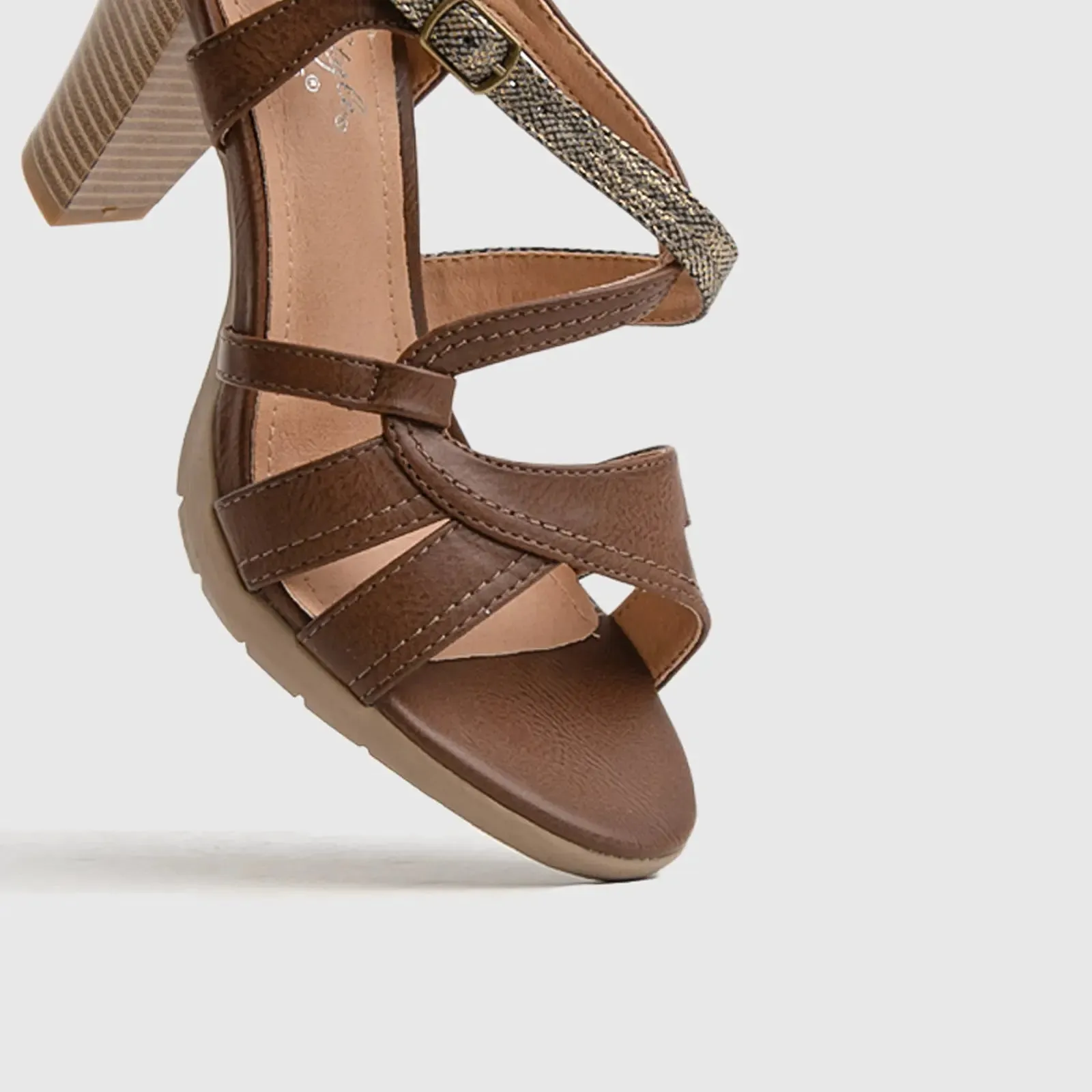 Soft Style Evette Comfort Heel Sandal - 01197-2
