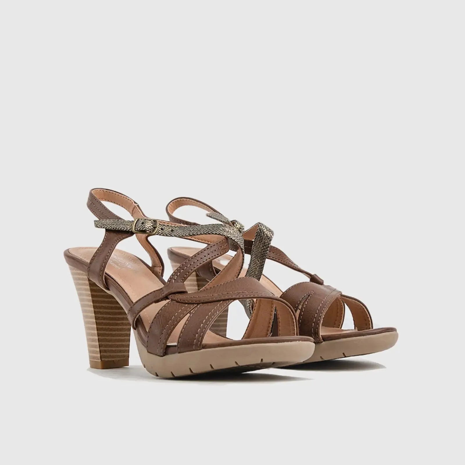 Soft Style Evette Comfort Heel Sandal - 01197-2