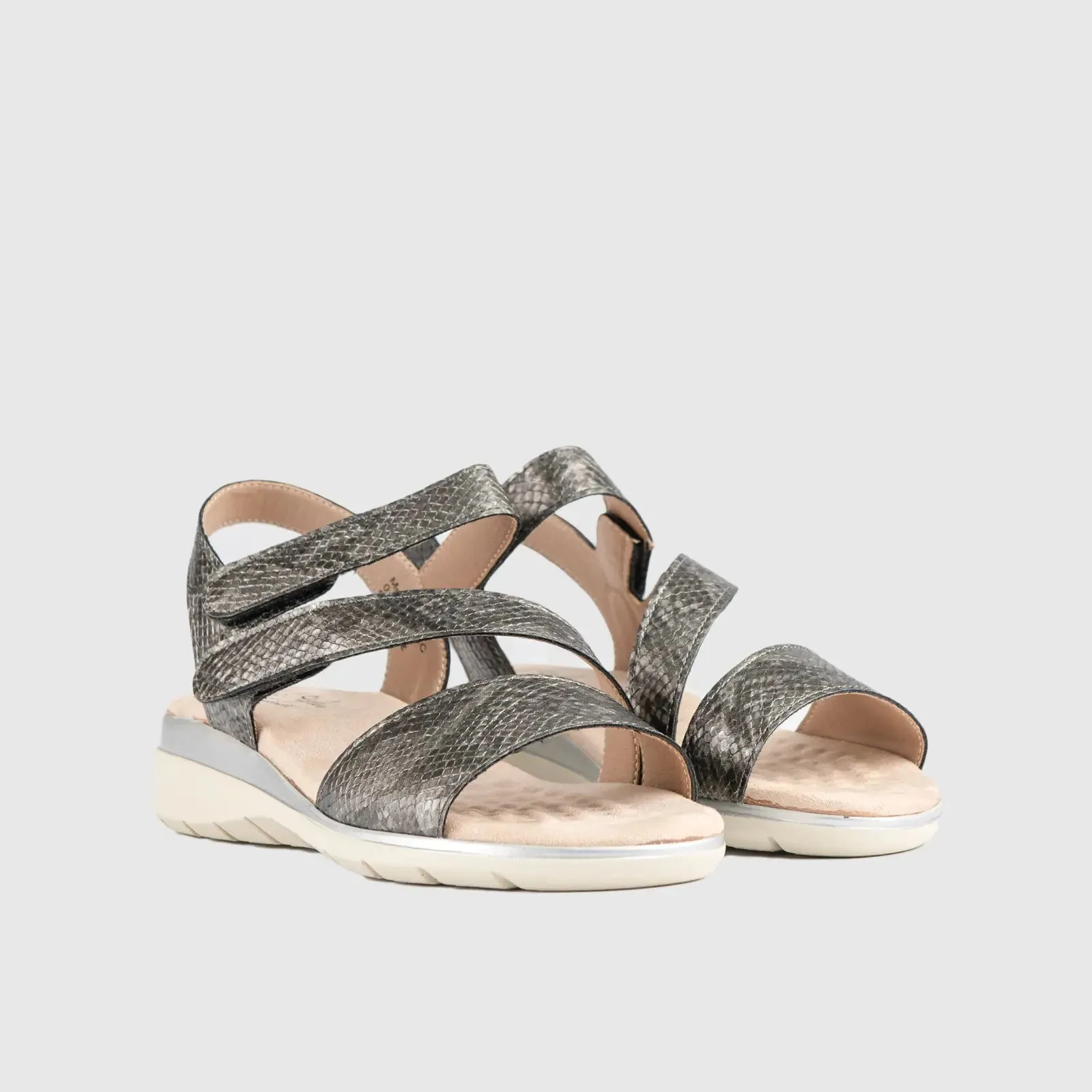 Soft Style Gillian Comfort Sandal Pewter 01162