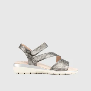 Soft Style Gillian Comfort Sandal Pewter 01162