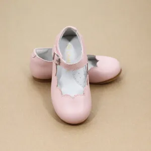 Sonia Toddler Girls Classic Scalloped Flat