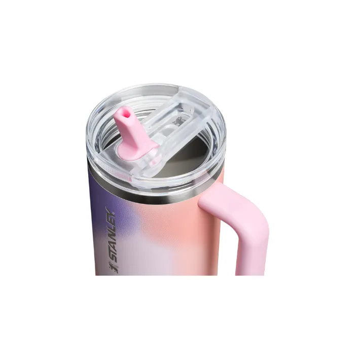 Stanley New Frequency Quencher ProTour Flip Straw Tumbler "Rose Petal Motion"