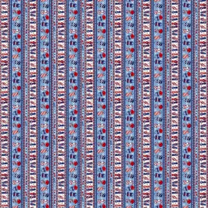Star-Spangled Beach by Studio E Fabrics STRIPE/MULTI