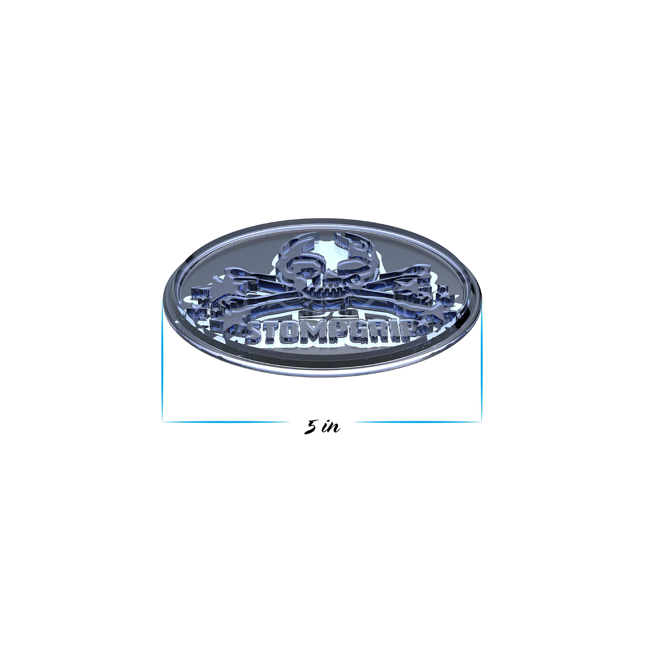 Stompgrip - Skull & Crossbones Stomp Pad : 3D Collection