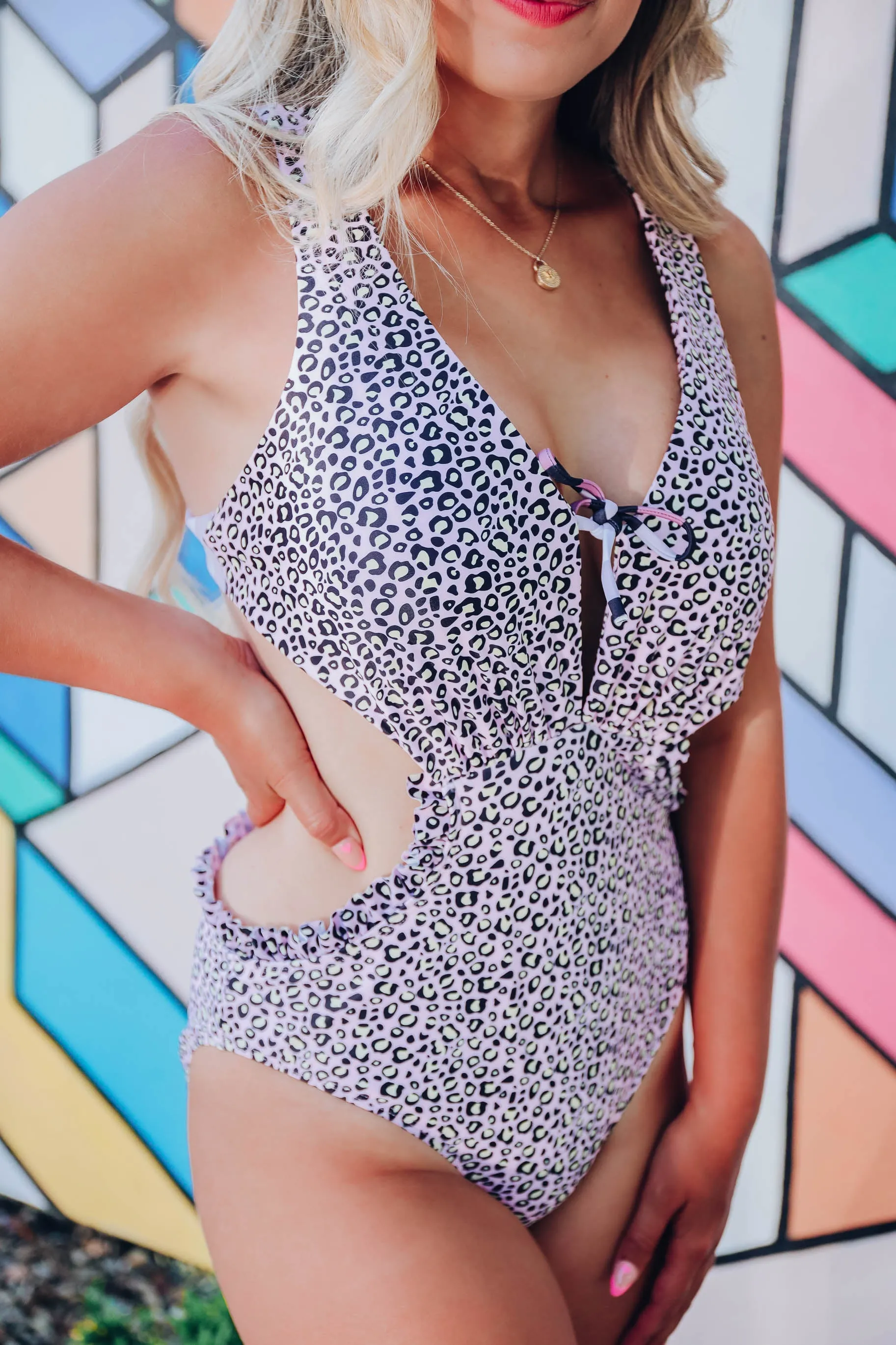 Strong Attitude One-Piece Swimsuit