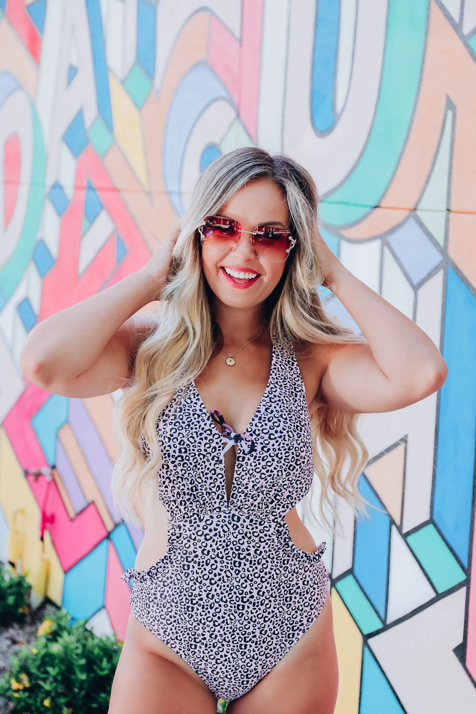 Strong Attitude One-Piece Swimsuit