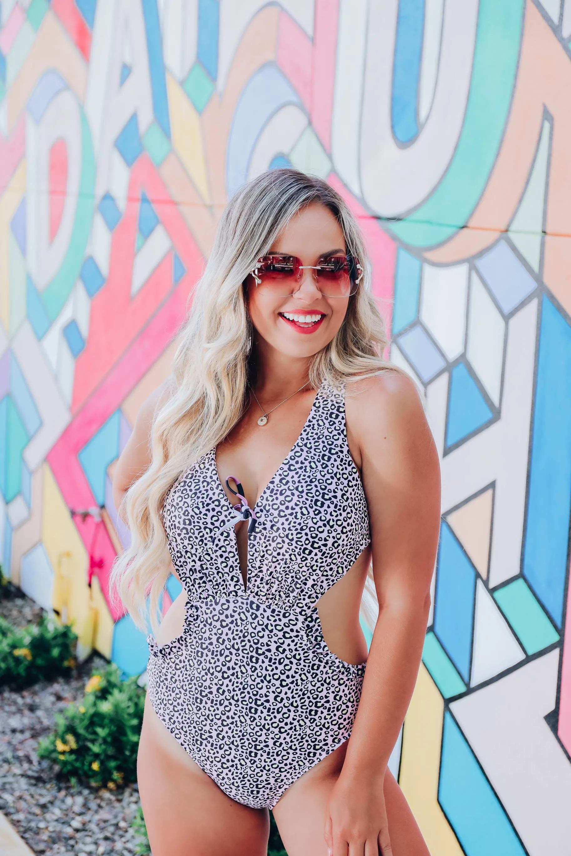 Strong Attitude One-Piece Swimsuit