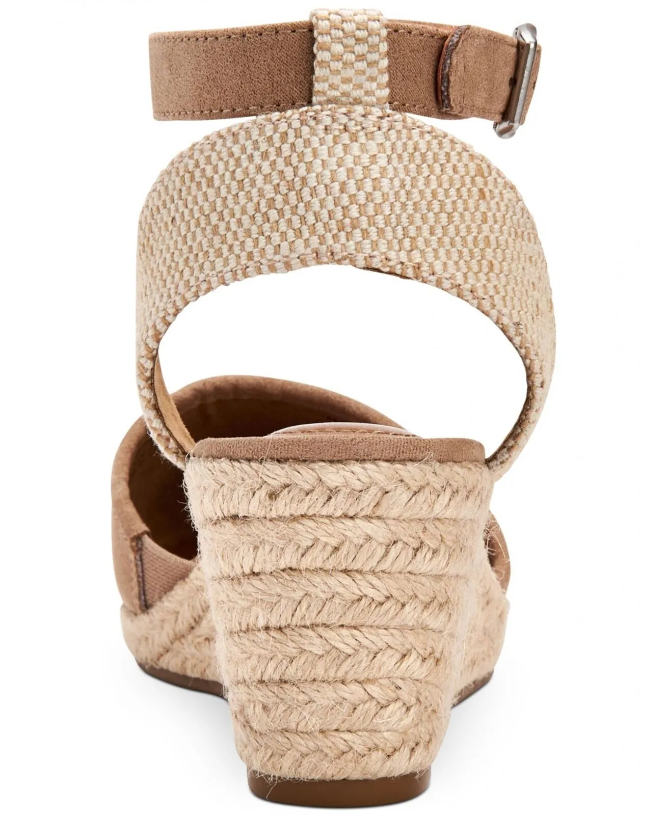 Style & Co Womens Mailena Wedge Espadrille Sandals MAILENAF Light Taupe Brown 6M