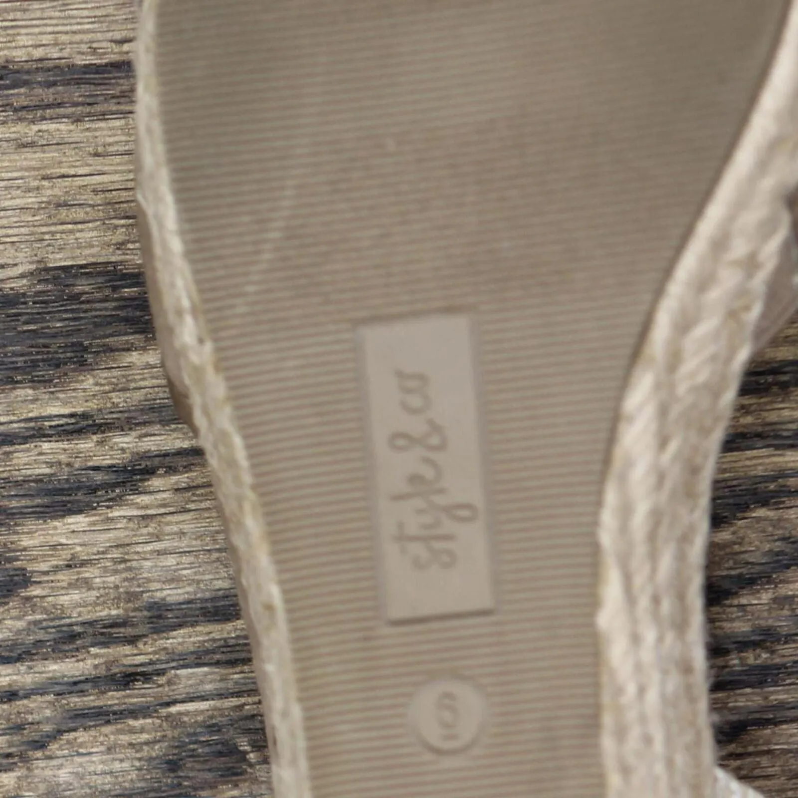 Style & Co Womens Mailena Wedge Espadrille Sandals MAILENAF Light Taupe Brown 6M