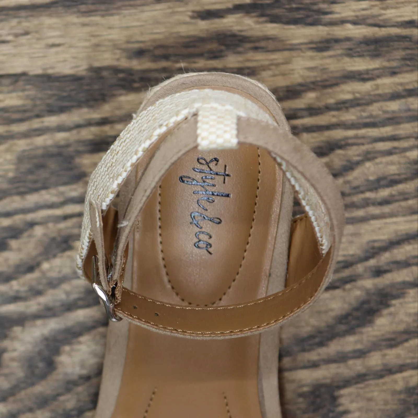 Style & Co Womens Mailena Wedge Pumps MAILENAF Light Taupe Brown 8W