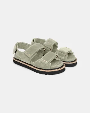Suede Sensation Velcro Strap Sandals