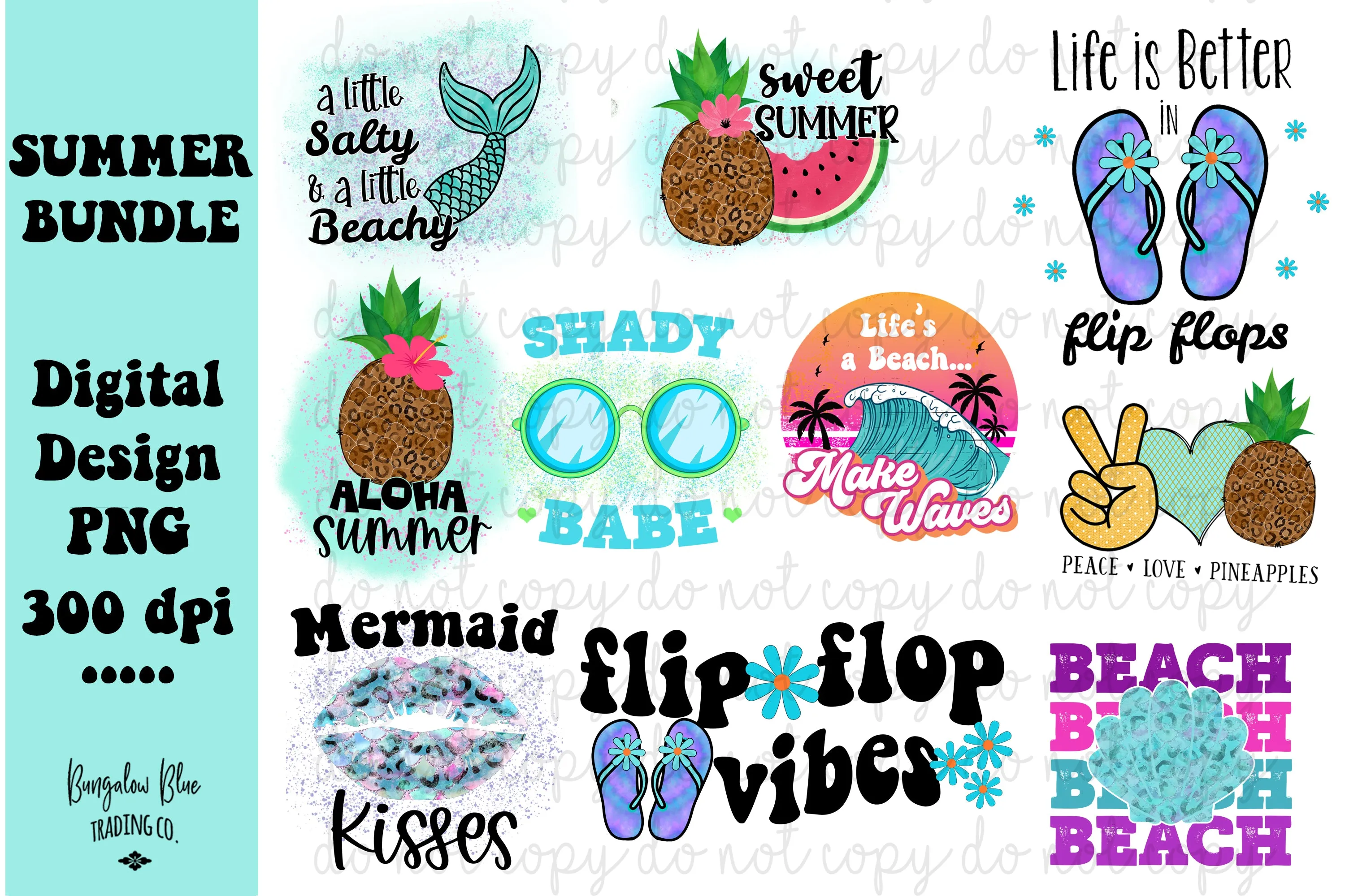 Summer Sublimation Bundle Digital Designs
