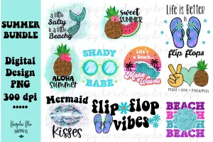 Summer Sublimation Bundle Digital Designs