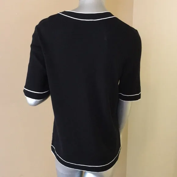 TALBOTS | COTTON BLEND SWEATER SHELL - TIPPED