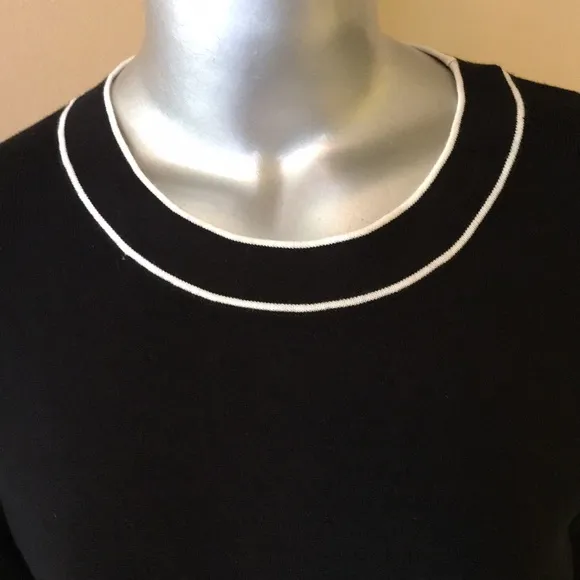 TALBOTS | COTTON BLEND SWEATER SHELL - TIPPED