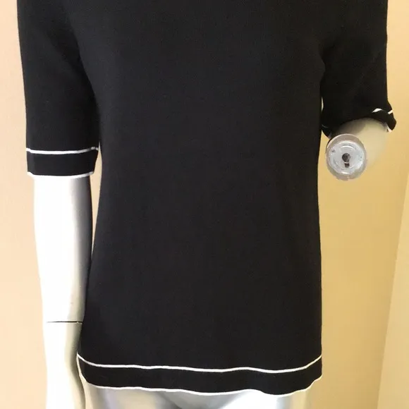 TALBOTS | COTTON BLEND SWEATER SHELL - TIPPED