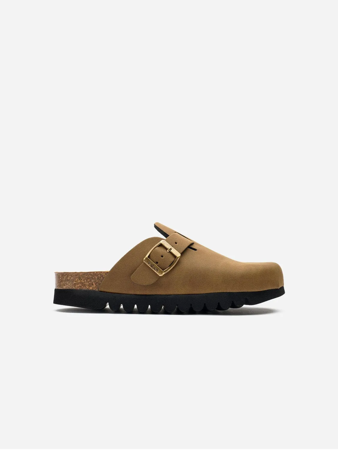 Taro Comfort Women's Vegan Footbed Slippers | Brown