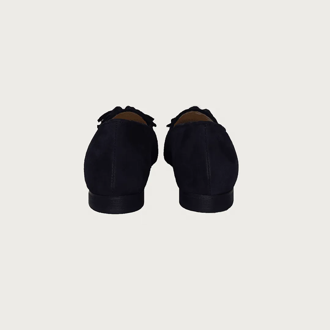 TASSEL NAVY SUEDE