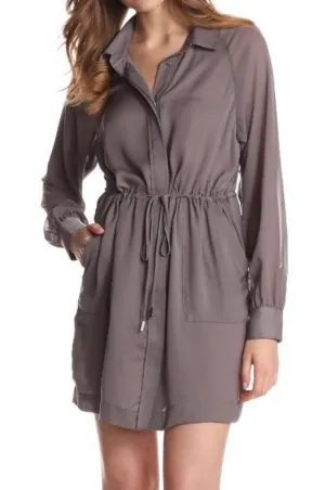Tauni Button Down Shirt Dress