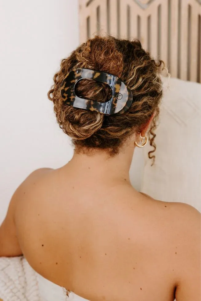 Teleties Flat Round Hair Clip