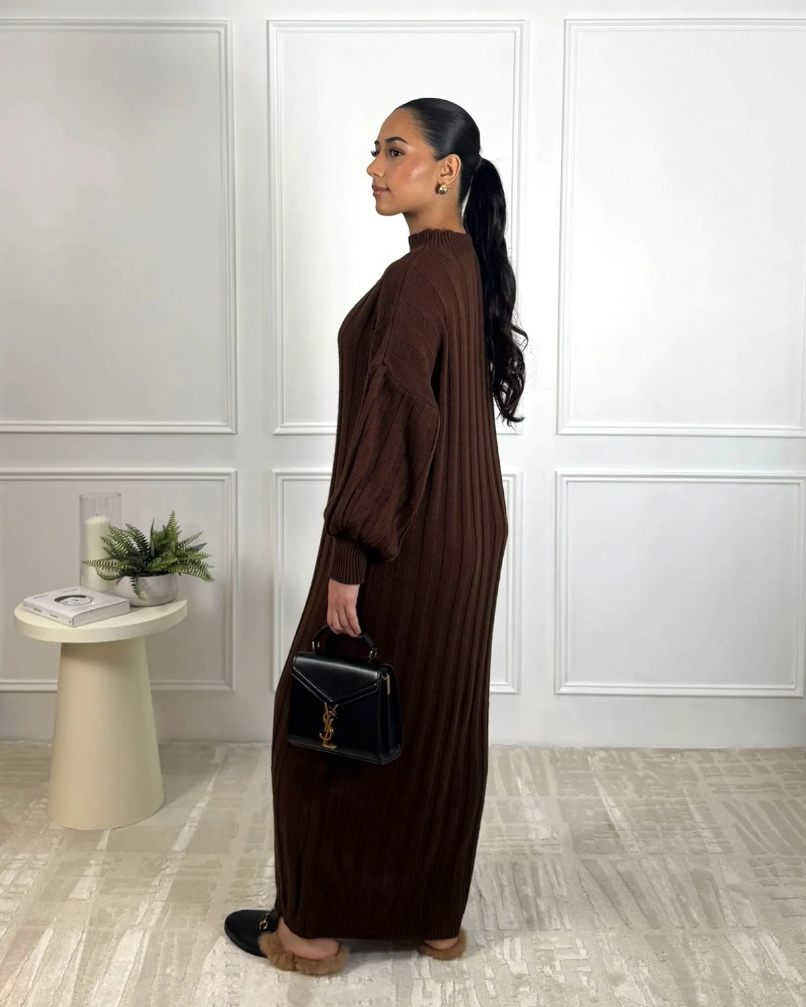 The Brown Woodland Pine Dress