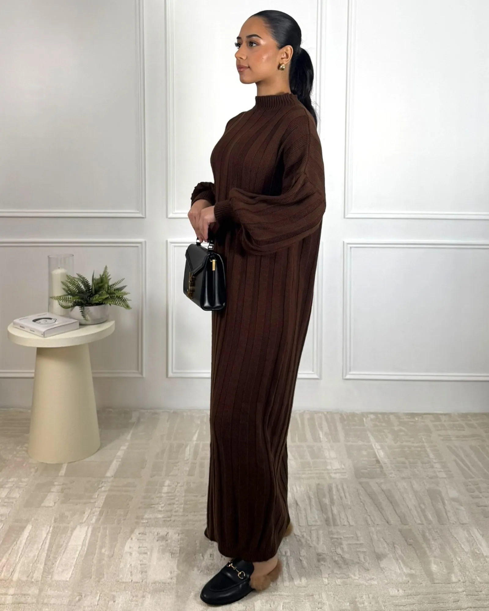 The Brown Woodland Pine Dress