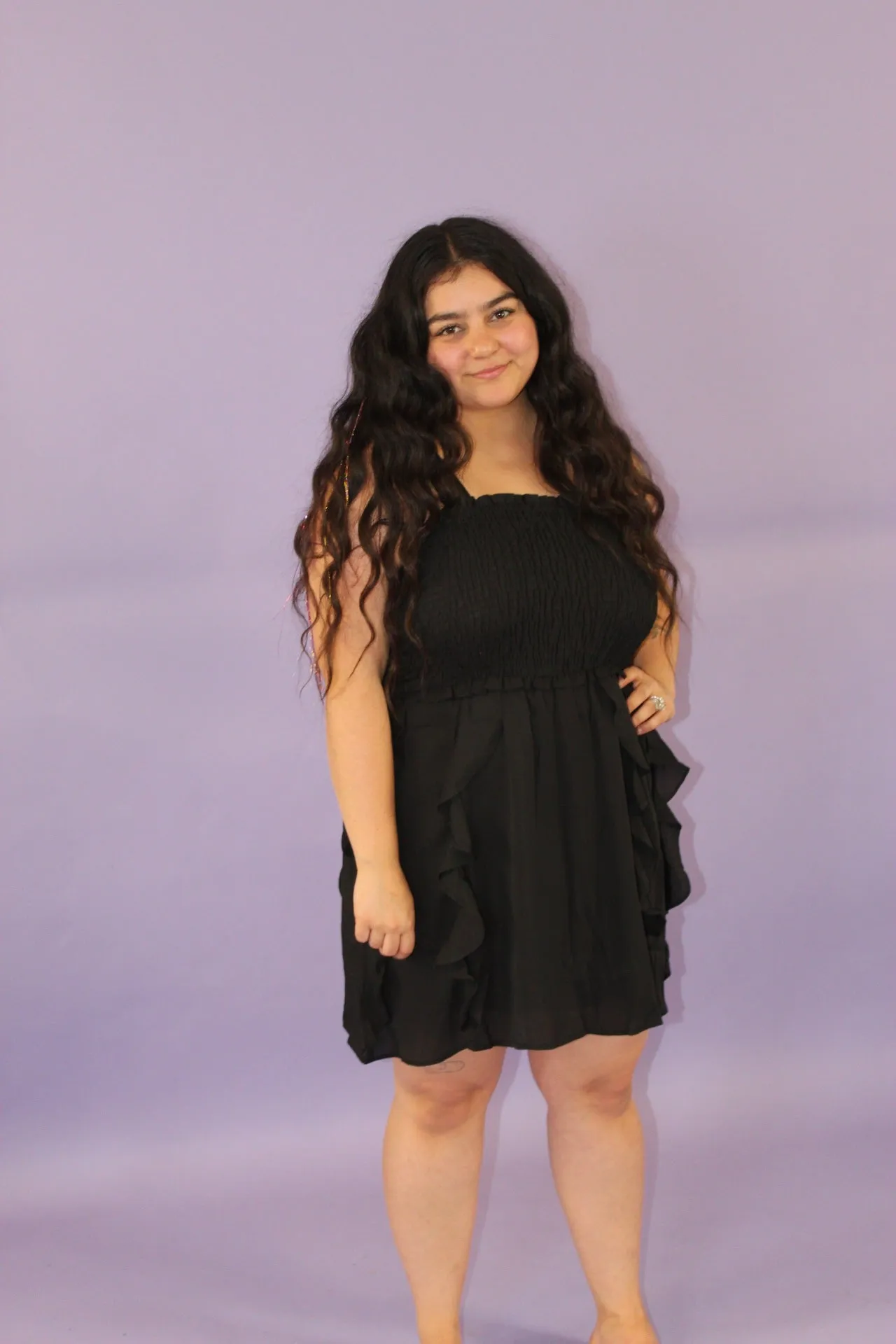 The Elizabeth Smocked Ruffle Skirt Dress