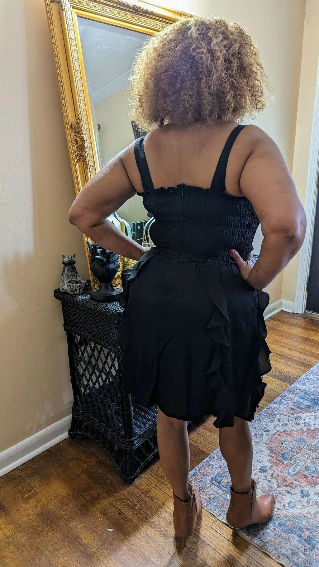 The Elizabeth Smocked Ruffle Skirt Dress